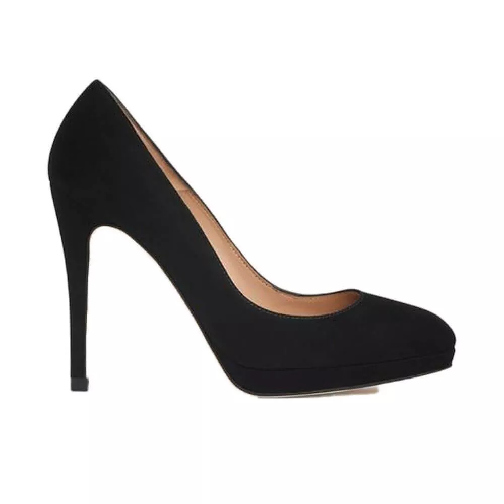 L.K. Bennett Sledge Suede Platform Courts